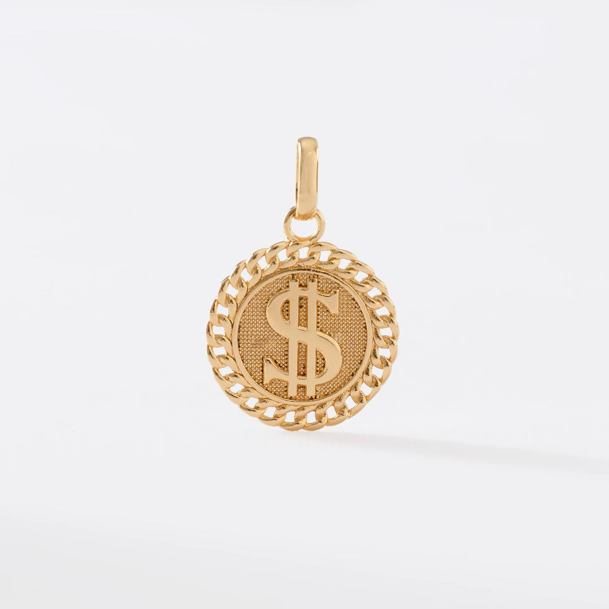 Dije Signo Pesos Tallado