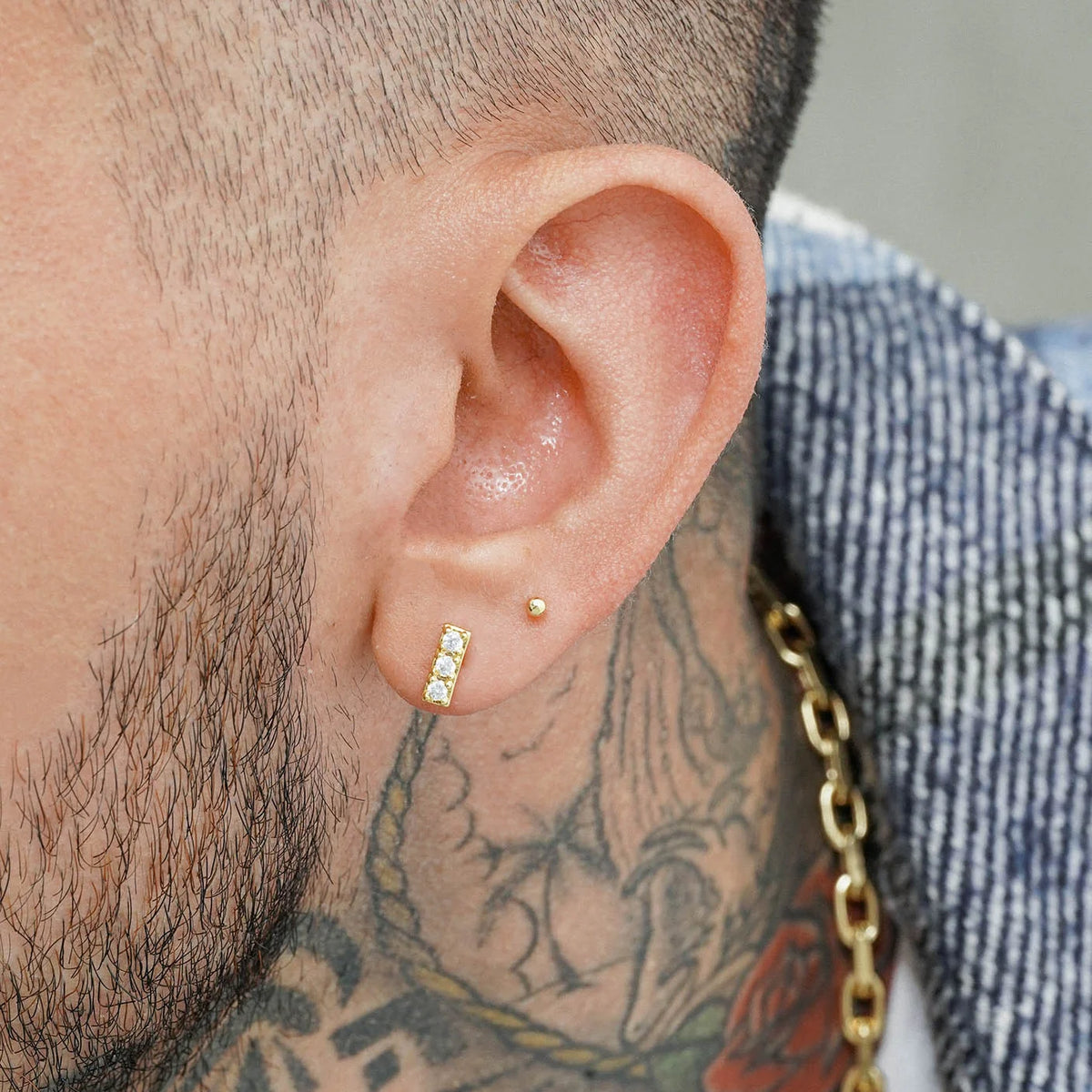 Arete Tipo Topo Balin Liso 3 Mm