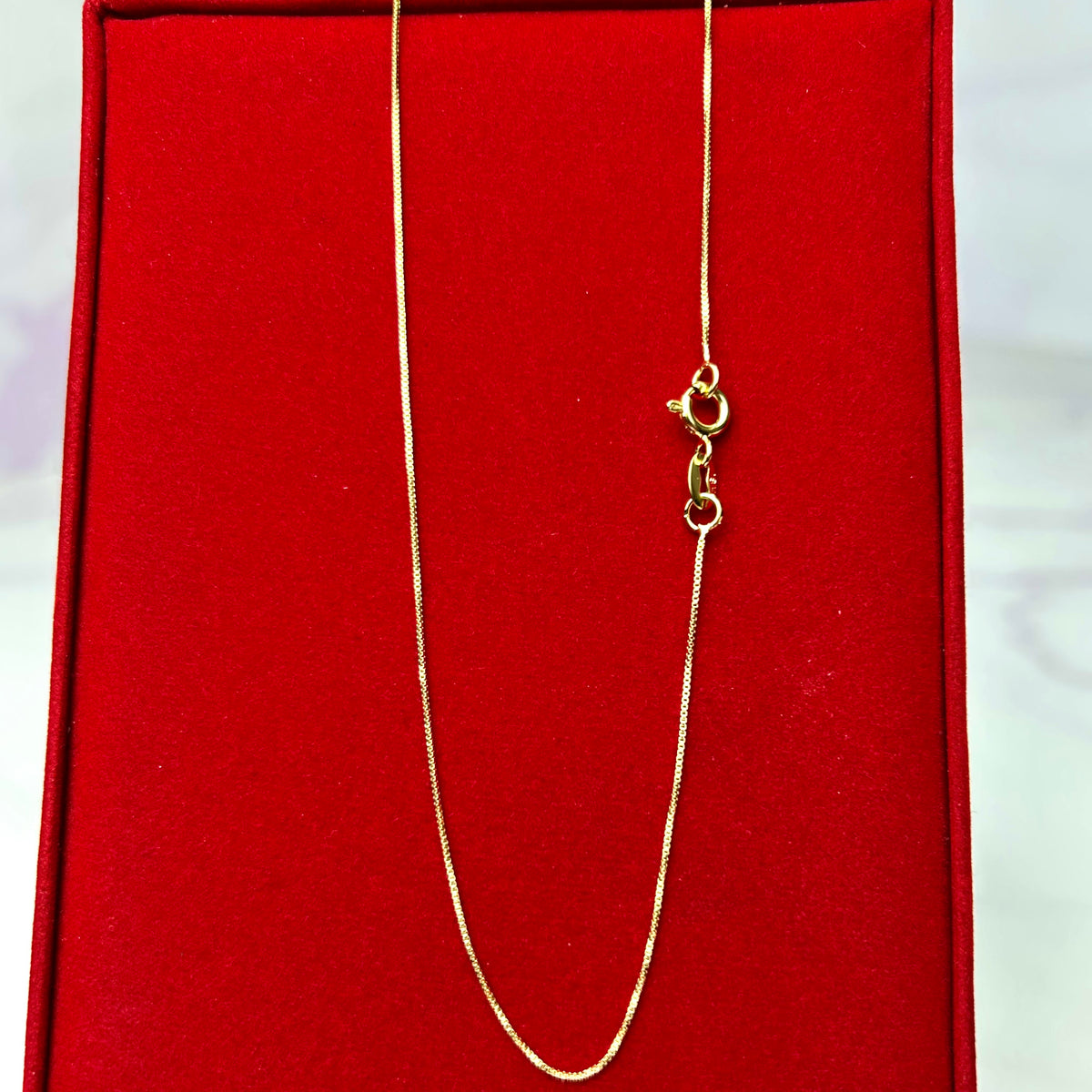 Cadena Tejido Veneciano 0.8mm 45cm