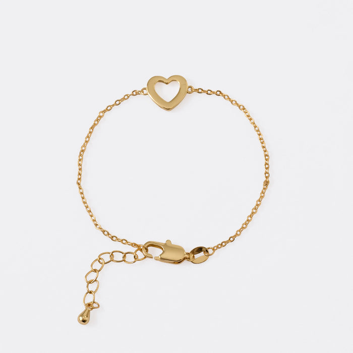 Pulsera Aros Heart 15 cm + extensor