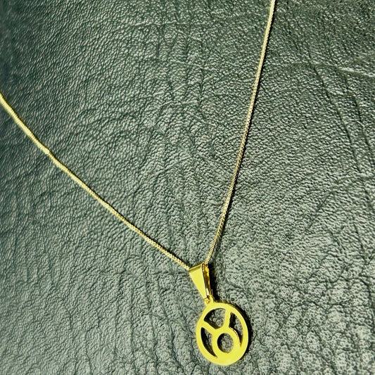 Combo Femenino Veneciano+ Dije Zodiacal Signo Tauro