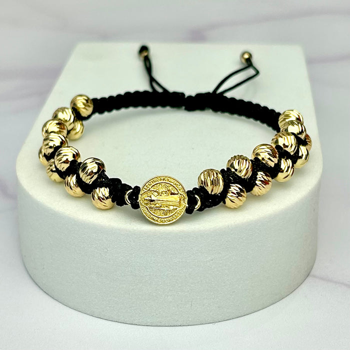 Pulsera Tejido Especial Balin Italy Hrj San Benito OL18K NG