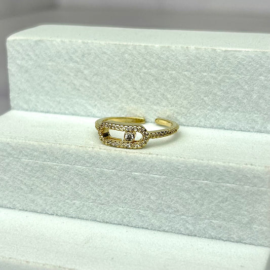 Anillo Move Messika Ajustable Circones Cristal