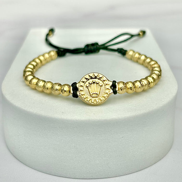 Pulsera Full Balin Diamantado Hrj Rolex Remarcado OL18K NG