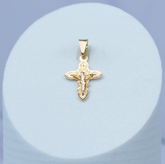 Dije Cruz Cristo en Puntas 22*11.7 mm