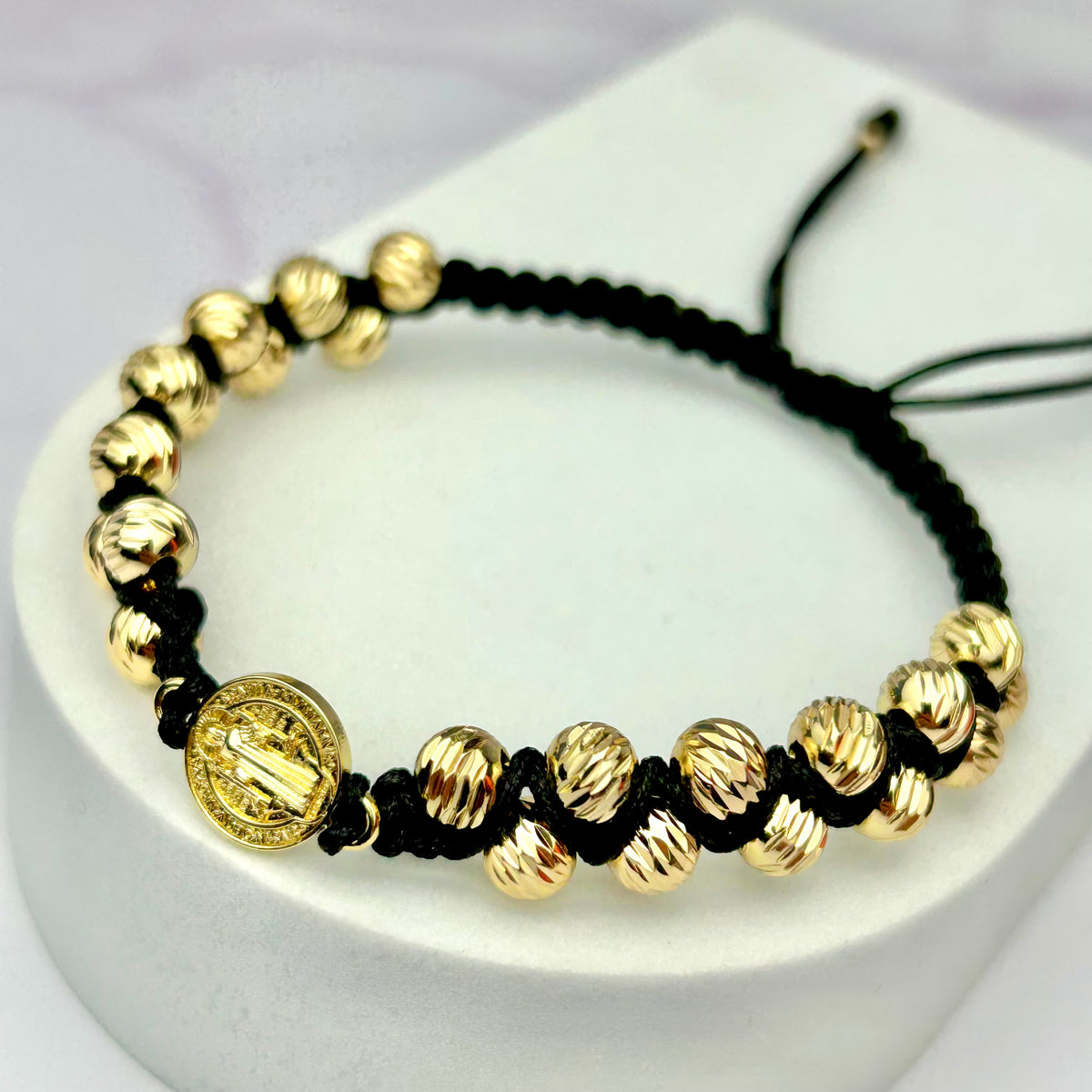 Pulsera Tejido Especial Balin Italy Hrj San Benito OL18K NG