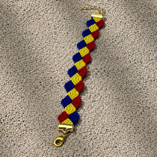Pulsera Miyuki Tricolor con extensor