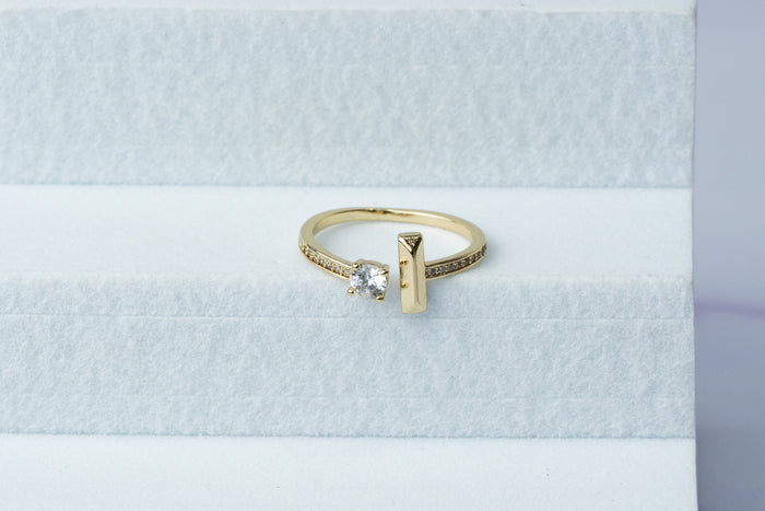 Anillo Tipo Cartier Ajustable Circones Cristal