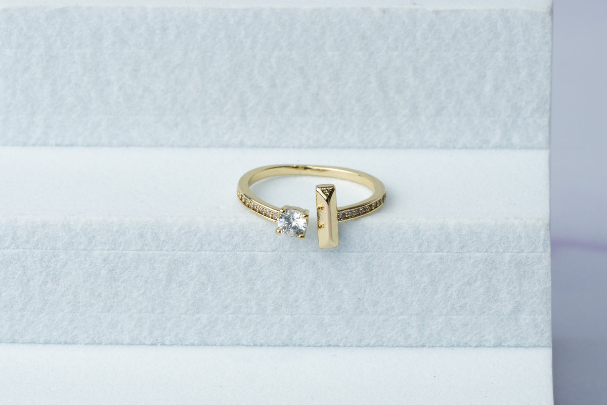 Anillo Tipo Cartier Ajustable Circones Cristal